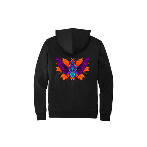 Flower Beetle Zip Up Re-fleece Recycled Hoodie