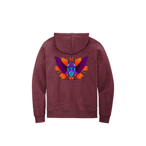 Flower Beetle Zip Up Re-fleece Recycled Hoodie