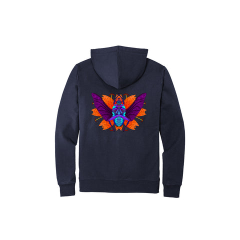 Flower Beetle Zip Up Re-fleece Recycled Hoodie