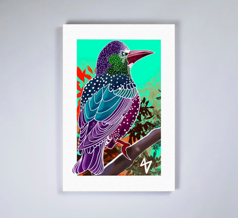 "Love Bird" Stretched Canvas Frame