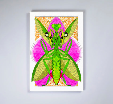 "Mantis" Stretched Canvas Frame