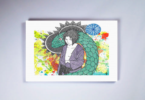 "Sasuke" Stretched Canvas Frame