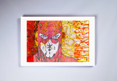 "Flashpoint" Stretched Canvas Frame