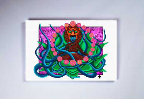 "Divine Fusion" Stretched Canvas Frame