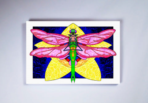 "Starfly" Stretched Canvas Frame