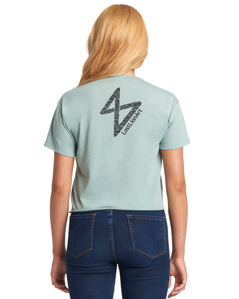 "Azula" Short Sleeve Crop