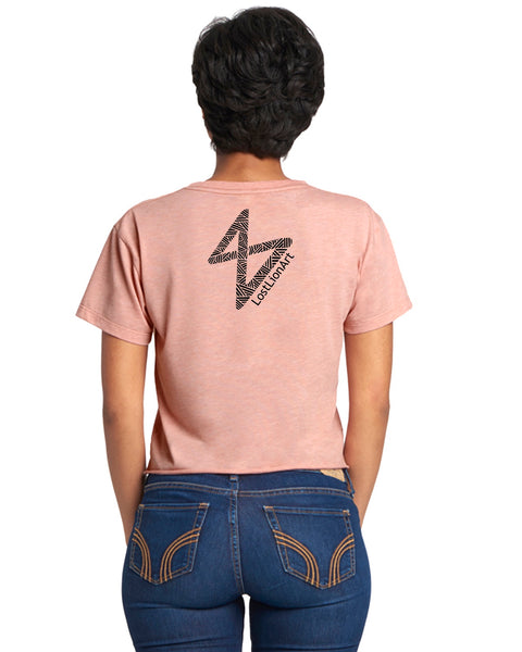 "Azula" Short Sleeve Crop