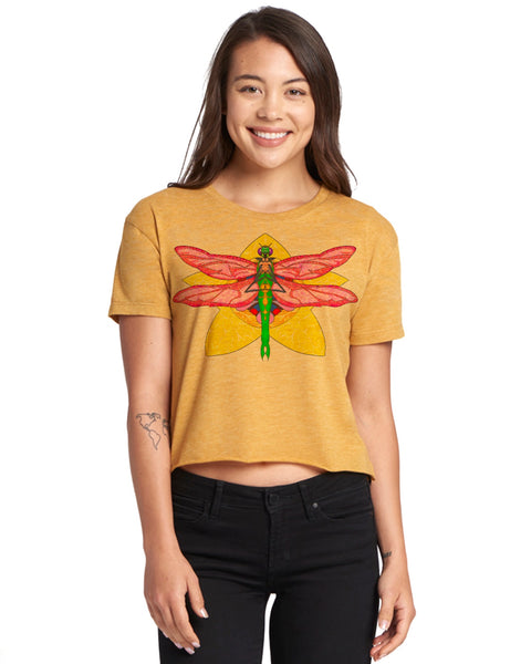 "Starfly" Short Sleeve Crop