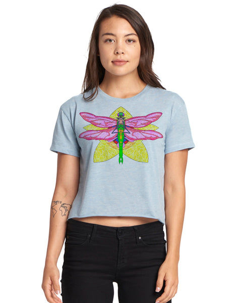 "Starfly" Short Sleeve Crop