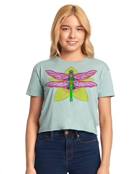 "Starfly" Short Sleeve Crop