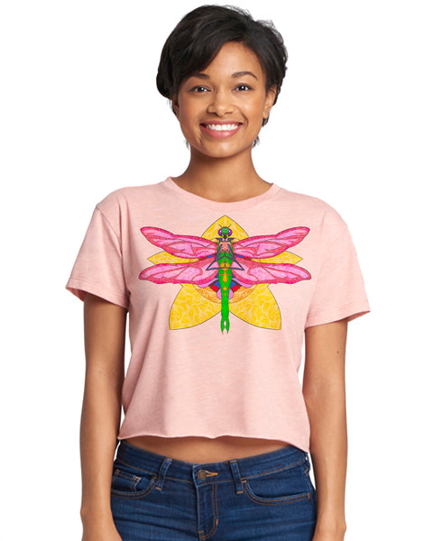 "Starfly" Short Sleeve Crop