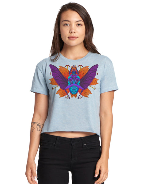 "Flower Beetle" Short Sleeve Crop