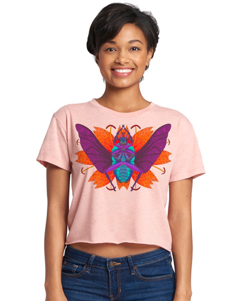 "Flower Beetle" Short Sleeve Crop