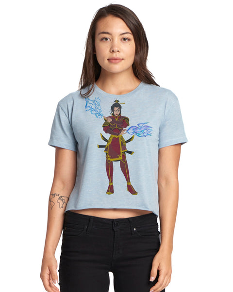 "Azula" Short Sleeve Crop