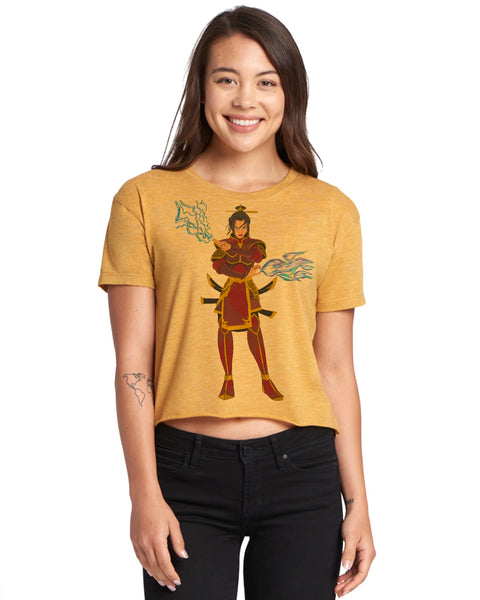 "Azula" Short Sleeve Crop