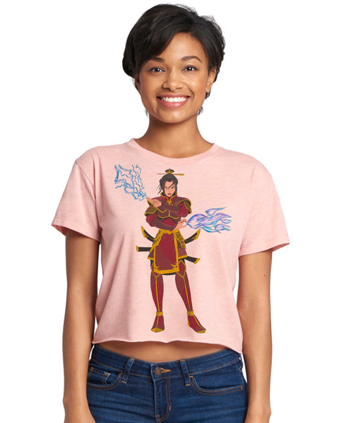 "Azula" Short Sleeve Crop