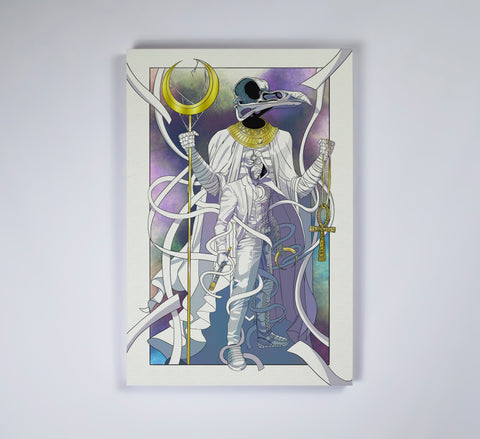 ""Moon Knight" Stretched Canvas Frame