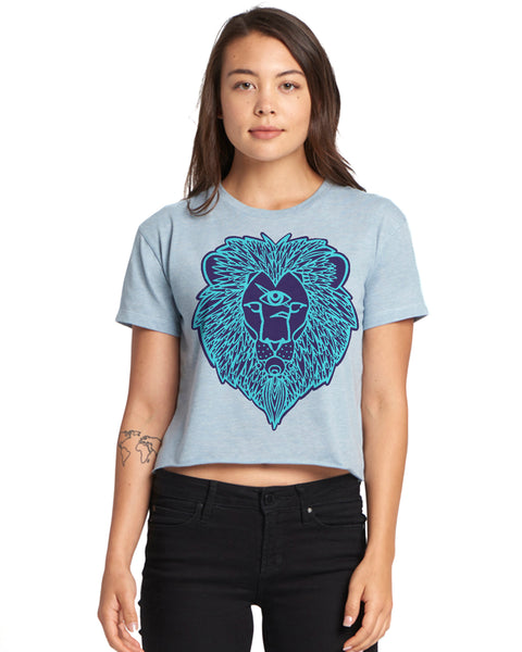 "Lost Lion" Short Sleeve Crop