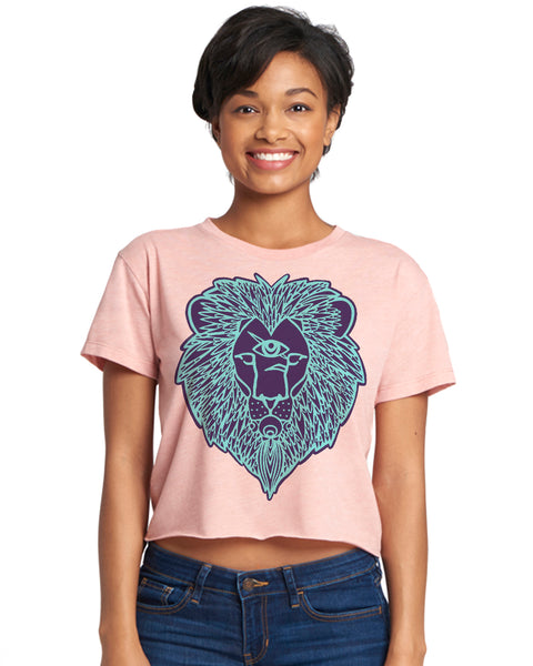 "Lost Lion" Short Sleeve Crop